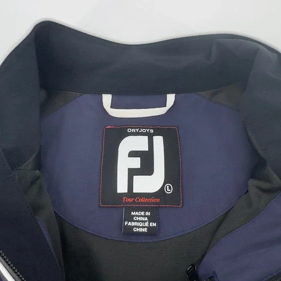 FootJoy DryJoys‎ Large Titleist Tour Waterproof Navy Blue Golf Pullover Jacket - Picture 4 of 8
